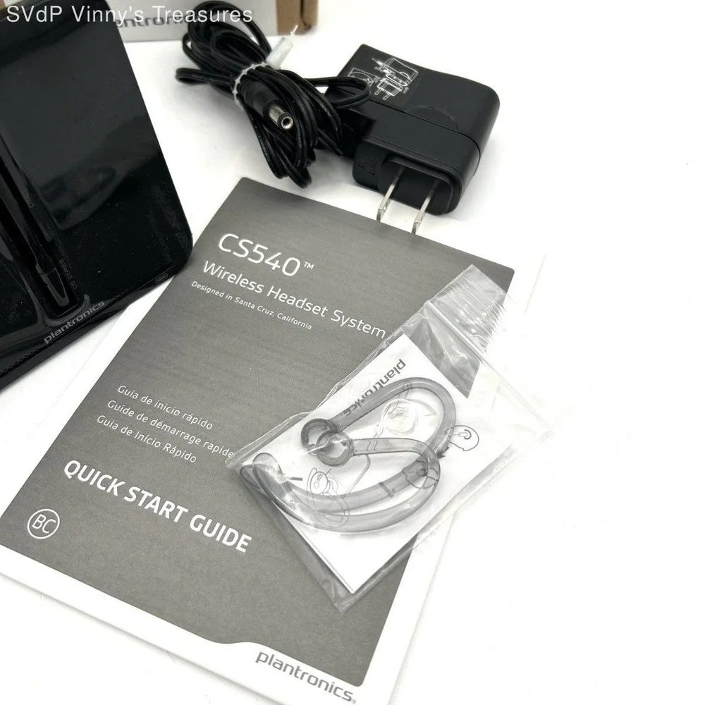 Plantronics CS540 Wireless Headset System DECT 6.0 C054 Base Tested Working